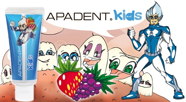 Детская зубная паста Kids, Apadent, 60 гр.