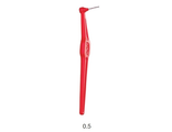 Ершики межзубные с длинной ручкой, 0,5 мм, красные Angle, TePe, 6 шт.