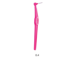 Ершики межзубные с длинной ручкой, 0,4 мм, розовые Angle, TePe, 6 шт.